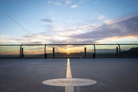 Equinox on the Lower West Terrace of Griffith Observatory in Los Angeles