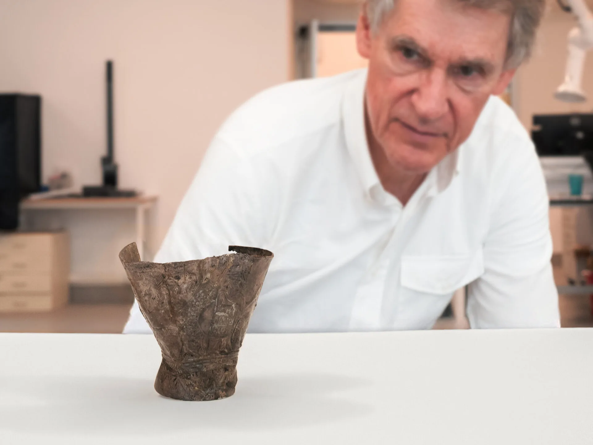 Ain Samiya Goblet, Eberhard Zangger